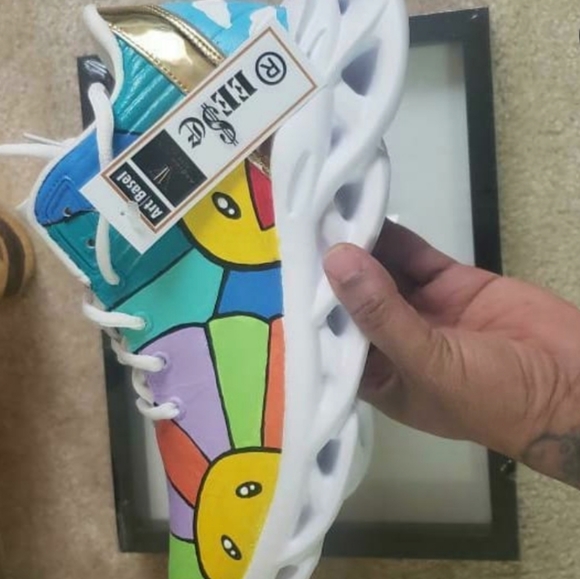 Custom 1 of 1 shoes by Andrew Lea and UB Reese - Picture 2 of 7